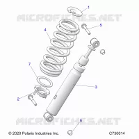 SUSPENSION, FRONT SHOCK MOUNTING
