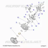 DRIVE TRAIN, PRIMARY CLUTCH