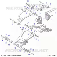 REAR SUSPENSION CONTROL ARM, MOUNTING