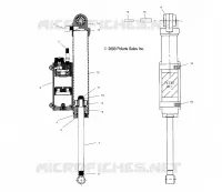 SHOCK AND RESERVOIR (REAR TRACK)(EDGE)