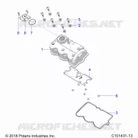 ENGINE, VALVE COVER