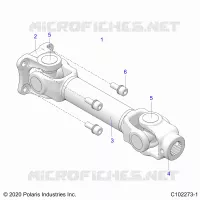 DRIVE TRAIN, PROP REAR SHAFT