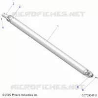 DRIVE TRAIN, PROP SHAFT,FRONT