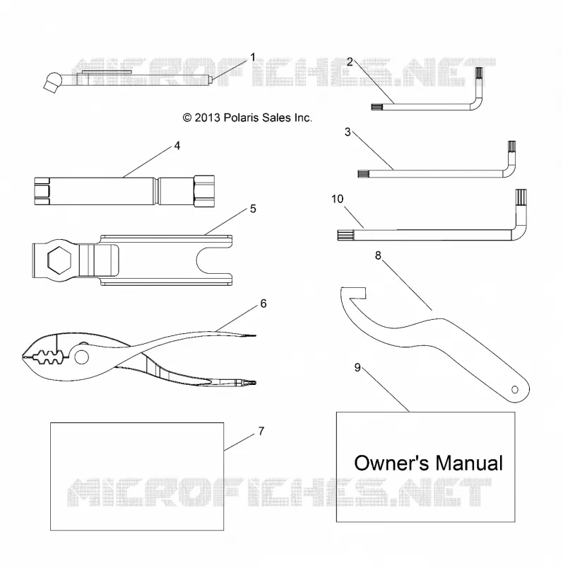 REFERENCES, TOOL KIT AND OWNERS MANUALS