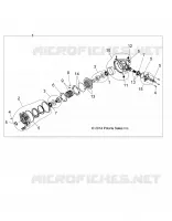 DRIVE TRAIN, FRONT GEARCASE INTERNALS