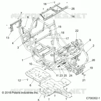 CHASSIS, MAIN FRAME AND SKID PLATES