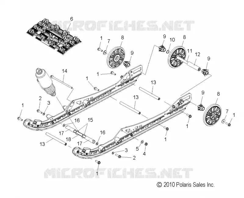 REAR SUSPENSION AND TRACK