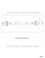 DRIVE TRAIN, FRONT PROP SHAFT
