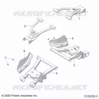 REAR SUSPENSION CONTROL ARMS