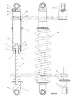 SUSPENSION, REAR SHOCK TRACK (COIL OVER)