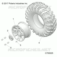 WHEELS, FRONT
