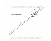 REAR WHEEL AXLE