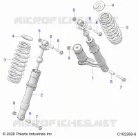 REAR SUSPENSION SHOCK, MOUNTING