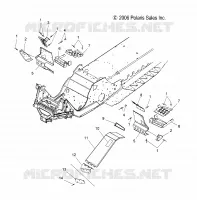 CHASSIS, FOOTREST ASM. AND CLUTCH GUARD