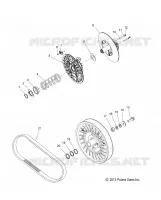 DRIVE TRAIN, CLUTCH, SECONDARY