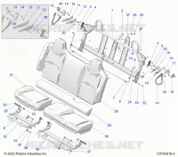 SEAT ASM., REAR