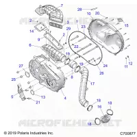 DRIVE TRAIN, CLUTCH COVER AND DUCTING