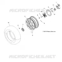 WHEELS, FRONT AND HUB