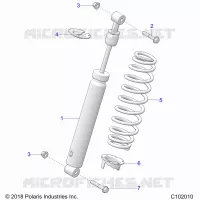 SUSPENSION, REAR SHOCK