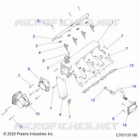 INTAKE MANIFOLD, FUEL RAIL AND RELATED