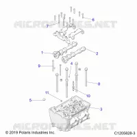 ENGINE, CYLINDER HEAD