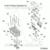 CYLINDER HEAD AND VALVES