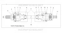 DRIVE TRAIN, FRONT HALF SHAFT