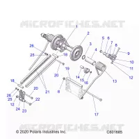SUSPENSION, REAR TORQUE ARM
