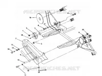 RIGHT CHAIN COVER ASSEMBLY  350 4X4 / W928139 (4922832283027A)