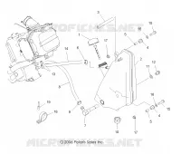 ENGINE, OIL SYSTEM AND OIL TANK