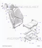 SEAT ASM., REAR