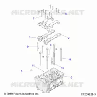 ENGINE, CYLINDER HEAD