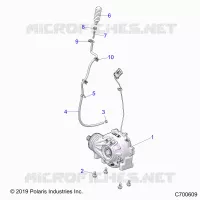 DRIVE TRAIN, FRONT GEARCASE MOUNTING