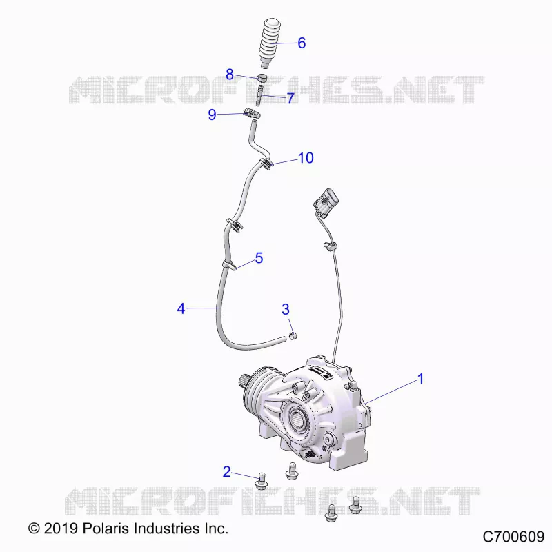 DRIVE TRAIN, FRONT GEARCASE MOUNTING