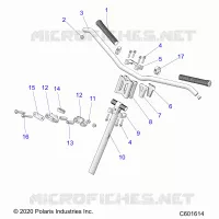 UPPER STEERING & HANDLEBAR ASM.
