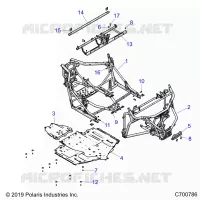 CHASSIS, MAIN FRAME AND SKID PLATES