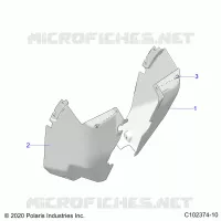 BODY, FRONT MUD GUARDS