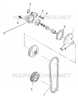 WATER PUMP 440 XCR (4921352135040A)