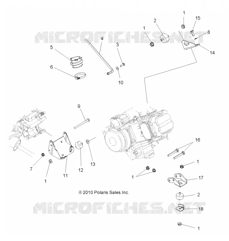 ENGINE, MOUNTING