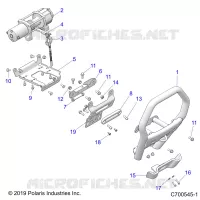 FRONT BUMPER, W/WINCH