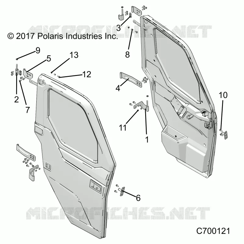 DOORS, FULL, MOUNTING