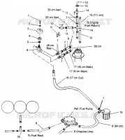 FUEL SYSTEM SL 900 B964291 AND  INTL. SL 900 I964291 (4935583558A010)