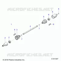 DRIVE TRAIN, DRIVE SHAFT, FRONT