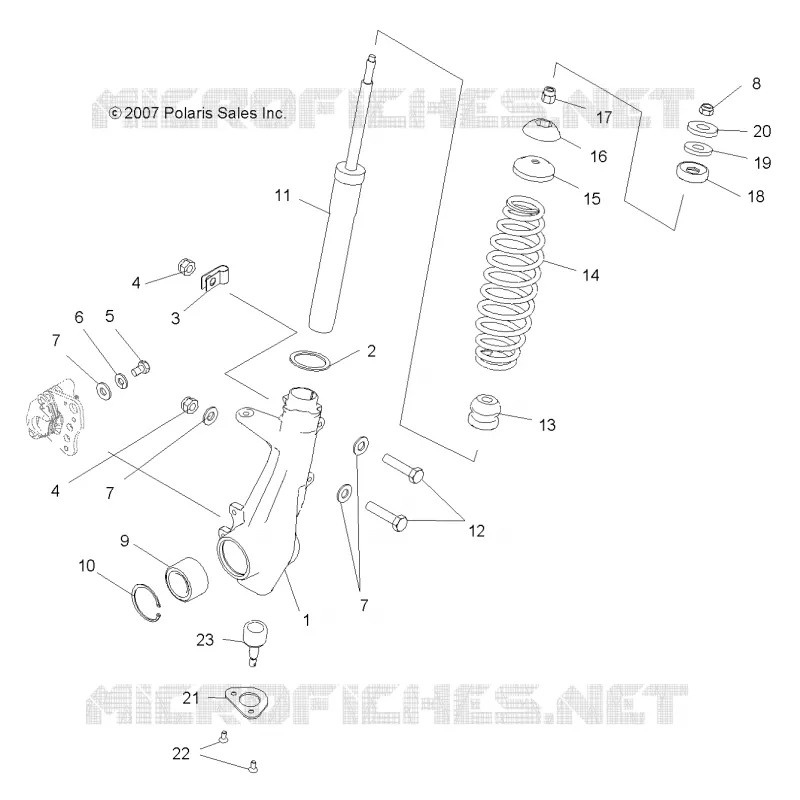 FRONT SUSPENSION STRUT