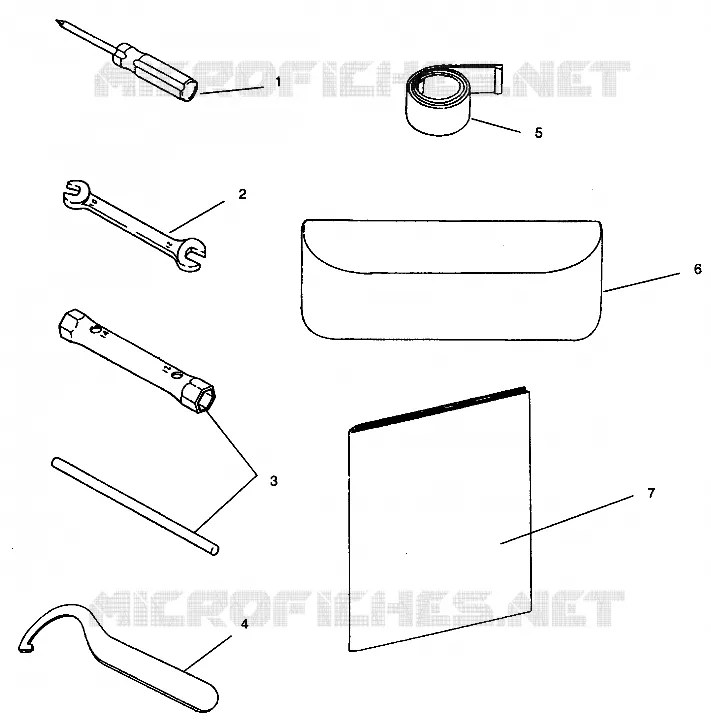 TOOL KIT    500 EFI 0942774 AND EFI SKS 0942574 (4924982498018A)