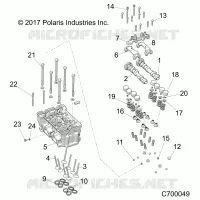 ENGINE, CYLINDER HEAD AND VALVES