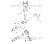 CRANKSHAFT AND PISTON