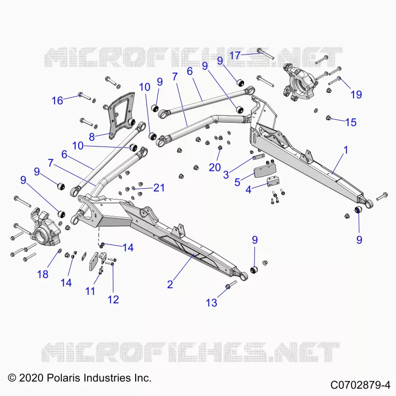 REAR SUSPENSION CONTROL ARMS