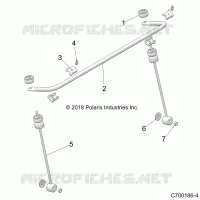 SUSPENSION, FRONT, STABILIZER BAR