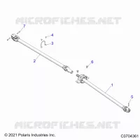 DRIVE TRAIN, FRONT PROP SHAFT